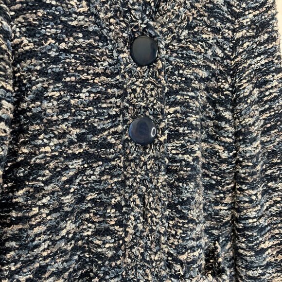 Vintage Laura Cozy Bouclé Marled Cottagecore Knit Cardigan - Picture 3 of 7